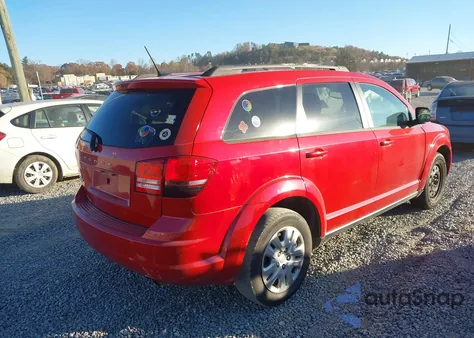 2017 Dodge Journey Se из США, поврежденный, VIN 3C4PDCAB2HT683936